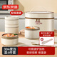 京東京造 飯盒 兒童飯盒學(xué)校用304不銹鋼便當餐盒微波爐 4個(gè)配勺子+保溫袋
