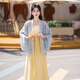 池夏【中國符號:檸檬氣泡】晉制天絲褶衣一片式破裙原創(chuàng)漢服女 夏 天絲褶衣 S 現(xiàn)貨