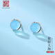 老銀匠s925銀星辰大海銀耳釘簡(jiǎn)約清新通勤簡(jiǎn)約年輕款閨蜜姐妹百搭銀耳飾 925銀/含1對銀耳堵/含證書(shū)