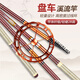 鱘海盤車溪流竿超輕超硬28調(diào)超細沖釣漂流釣短節(jié)便攜盤車竿釣魚竿 3.9m 盤車款+紅盤車輪+煙漂+線