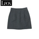 LPOX韓系百搭學(xué)院風(fēng)包臀裙女2025夏季新款半身裙女日系高腰顯瘦a字裙 灰色 [內帶安全褲] S