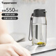 特百惠（Tupperware）樂趣550ML塑料杯男女學(xué)生便攜運(yùn)動(dòng)健身喝水杯子大容量夏季隨手杯 都市灰550ml