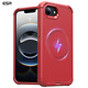 億色【機(jī)甲防摔】】適用iPhone16e手機(jī)殼蘋果16e保護(hù)套magsafe磁吸鏡頭全包防摔防爆頂配高端潮牌殼 【SGS防摔認(rèn)證】能量紅