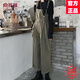 俞兆林（YUZHAOLIN）工裝吊帶背帶九分休閑褲女2025春秋季新款時(shí)尚女裝寬松闊腿直筒褲 圖片色 背帶褲 M 建議95-110斤