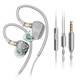 竹林鳥(niǎo)【新品首發(fā)】驚鴻Z3雙動(dòng)圈HIFI有線耳機(jī)掛耳式耳塞發(fā)燒級(jí)高清有麥直播音樂(lè)耳機(jī)電競(jìng)游戲2025新款 鏡面銀-3.5MM有麥版