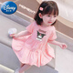 迪士尼（Disney）純棉兒童公主裙小女孩夏裝連衣裙女童裙子洋氣韓版短袖寶寶蛋糕裙 粉色庫(kù)洛米[100%棉] 160 4XL 70-90斤