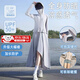 文枝防曬衣長(zhǎng)款女夏季全身防曬服可拆卸冰絲透氣防紫外線寬松長(zhǎng)袖罩杉 可拆卸長(zhǎng)款防曬服L碼60-120斤
