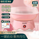 拜杰棉花糖機(jī)兒童家用小型全自動(dòng)迷你商用擺攤神器粉色蛋殼型