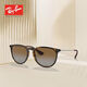 RayBan太陽(yáng)鏡愛(ài)麗卡潘托斯貓眼漸變出游遮陽(yáng)女款時(shí)尚墨鏡0RB4171F710T5 玳?？蛏钭仄忡R片 (4171）