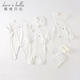 戴維貝拉（DAVE＆BELLA）初生滿月禮物實(shí)用送禮用品嬰兒衣服新生兒禮盒套裝寶寶嬰幼兒服裝 淺藍(lán)色 59cm （建議身高52-59cm）