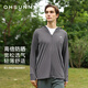 OhSunny防曬衣男護(hù)臉外套男透氣速干防紫外線連帽 SMC5M165E 摩卡灰 2XL