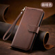 赤克OPPOK12s手機殼OPPO硅膠保護套PLD110帶蓋雙面全包防摔k12s翻蓋式皮套5g外殼插卡錢(qián)包男女款小牛紋 【咖啡色】帶扣小牛紋+皮繩+全屏鋼化膜 OPPO K12s