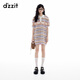 DZZIT地素連衣裙夏季款紛玩多彩夏日百搭裙子女3J2E61129 彩色 S