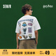 森馬（Semir）哈利波特聯(lián)名短袖T恤男美式印花情侶裝2025夏裝純棉109325100225