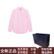 Polo Ralph LaurenSS23純色Logo小馬刺繡單排扣長袖動物圖案純色襯衫春秋兒童款粉紅 粉紅色（無原裝禮袋禮盒） L （女款）