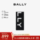 BALLY巴利【秋季煥新】 混紡男士字母LOGO印花圍巾 6305005 黑色/白色