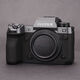 美本堂 適用于富士X-H2/H2S相機保護膜貼膜Fujifilm xh2貼紙貼皮紋磨砂3M （深邃灰頂+磨砂黑） X-H2/H2S
