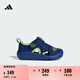adidas嬰童小浮艇 ALTAVENTURE 3休閑包頭涼鞋阿迪達(dá)斯輕運(yùn)動(dòng)   皇家藍(lán)/深藍(lán)/綠熒光   24