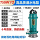 綠泉上海綠泉鑫蛙潛水泵220V家用3-4寸大流量灌溉農用高揚程抽水泵 1寸750W15米揚程(基礎款)