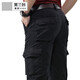 JEEP SPIRIT褲子男商務(wù)百搭春夏季多口袋工裝褲男士純棉直筒大碼okstag寬松褲 薄款-9980黑藍 33二尺五四