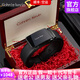 Cohnim kevin奢侈品牛皮男士皮帶自動(dòng)扣褲腰帶送父親老公男友七夕情人節(jié)禮物 【高檔木盒包裝】c06654槍色 115cm