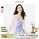 JESSIE簡(jiǎn)約V領(lǐng)七分袖單排扣針織空調(diào)開衫2024春新款 白色 L