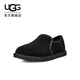 UGG秋季男士休閑純色輕便時(shí)尚可折疊鞋跟便鞋懶人鞋3010BLK|黑色40