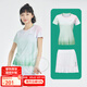 川崎（KAWASAKI）羽毛球服女神夏季青花瓷系列短袖背心短裙運(yùn)動(dòng)套裝網(wǎng)球訓(xùn)練服短裙 青花瓷 Q5 短袖套裝 M