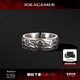 IDEAGEMER925銀土星戒指男士時(shí)尚潮牌百搭個(gè)性復古小眾設計款男生指環(huán)可調 土星戒指-開(kāi)口19-21號-現貨