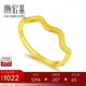 潮宏基足金黃金戒指女款計(jì)價(jià) 心動(dòng)磨砂 SRG30001109 約1.05g