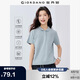 佐丹奴防曬POLO衫女夏季戶外穿搭抗菌涼感娃娃領(lǐng)短袖上衣05315397