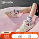 FILA FUSION斐樂潮牌KICK II V-DAY滑板生活鞋女2025春踢板鞋