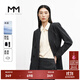 麥檬MM麥檬秋冬百搭通勤職業(yè)西服小個(gè)子休閑條紋西裝外套女599C210141 深藏青西裝599C210141-1 S （110斤以下）