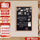 齊富60*90cm木框磁吸黑板可擦粉筆字民宿掛墻式商用廣告牌小黑板擺攤展示牌留言板餐飲出攤手寫(xiě)板