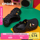 卡駱馳crocs檀健次同款波波洞洞鞋舒適百搭男戶外沙灘鞋包頭拖鞋女鞋|207937 黑色-001 尺碼偏大，選小一碼 41 /42(260mm)