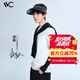 VVC成毅同款防曬帽女遮陽帽防紫外線夏季工學(xué)視野戶外大檐帽 時尚黑 