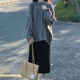VEOX毛衣女針織衫女2025新款小清新秋冬慵懶寬松套頭麻花圓領(lǐng)打底衫 灰色 M 95-110斤