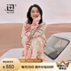 LESS周迅同款設(shè)計(jì)感馬海毛針織衫女蠟筆畫套頭衫2N9312780 912/多彩色系印花 M