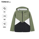 探路者（TOREAD）旗艦 兒童外套男中大童裝秋冬季款保暖防風(fēng)軟殼運動(dòng)服 巖石綠 150