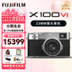 富士（FUJIFILM）X100V X100VI 復古微單數碼相機 Vlog4K直播旅游隨身拍攝照相機 X100VI銀色+256g內存卡+備用電池 官方標配