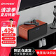 雷登（OHAYO）s10家庭KTV音響套裝全套藍(lán)牙音箱卡拉ok一體機家用電視K歌唱歌無線麥克風(fēng)話筒點歌機桃木色
