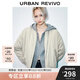 UR冬季新款女裝美式復(fù)古棒球服寬松棉服外套UYY140014 卡其 (偏寬松) L