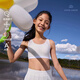 愛(ài)慕少女（AIMER JUNIOR）文胸背心式青春期發(fā)育內衣運動(dòng)速干抗菌小冰皮 二階段-輕云白 160