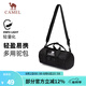 駱駝（CAMEL）戶外運(yùn)動(dòng)單肩包男女斜挎包健身小包休閑挎包單肩背包時(shí)尚駝包 黑色，573C426019B