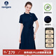 Navigare意大利小帆船女士短袖Polo裙收腰連衣裙2322874503 藍(lán) L