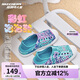 Skechers斯凱奇童鞋一腳蹬洞洞鞋女童涼鞋夏中大童沙灘鞋兒童拖鞋308004L