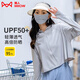貓人（MiiOW）短款時尚防曬衣女披肩冰絲透氣防紫外線遮陽皮膚衣戶外騎行外套 KY7006S銀灰色-女(短款) 均碼 （建議90-130斤以內(nèi)）