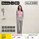蕉內(nèi)（Bananain）【趙露思同款】女士喇叭褲運(yùn)動(dòng)休閑24新款微喇長褲 【趙露思同款】中麻灰 M