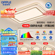 歐普（OPPLE）護(hù)眼全光譜吸頂燈客廳燈LED簡(jiǎn)約輕奢風(fēng)現(xiàn)代臥室套餐6 悅晴包安裝