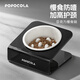 POPOCOLA貓咪慢食碗陶瓷寵物護頸防噎貓碗貓食盆增高架飯碗小型犬狗碗 陶瓷慢食款【亞克力碗架】